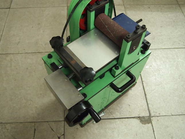 手摇电动磨头机100X150